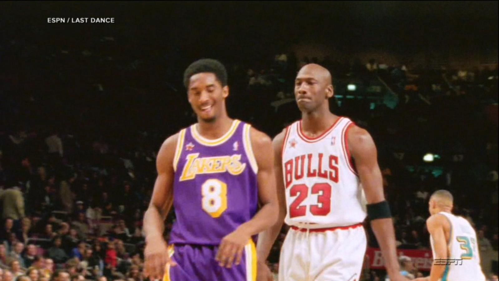 Michael Jordan triggered Kobe Bryant to a double-nickel game