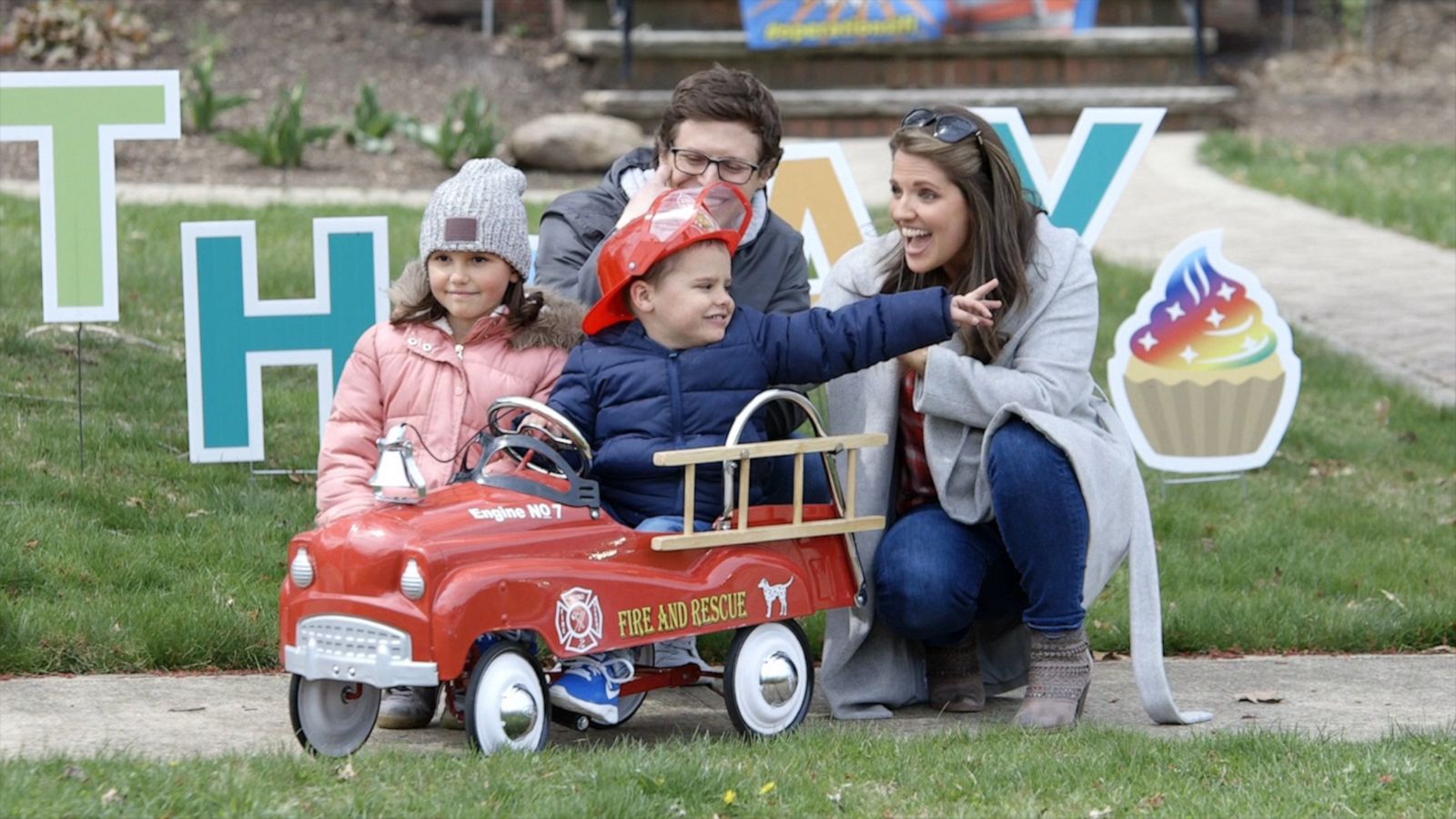 VIDEO: An epic fire truck parade celebrated the end of this 5-year-old boy’s chemotherapy