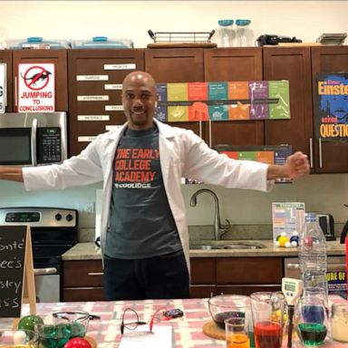 VIDEO: This chemistry teacher turned his kitchen into a science lab