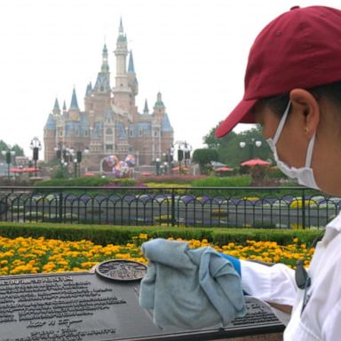 VIDEO: New safety measures at Shanghai Disneyland as park reopens amid coronavirus