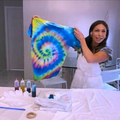 VIDEO: Tips on how to tie-dye clothing at home