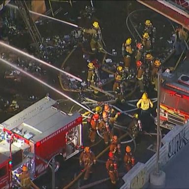 VIDEO: Multiple firefighters injured by explosion in Los Angeles