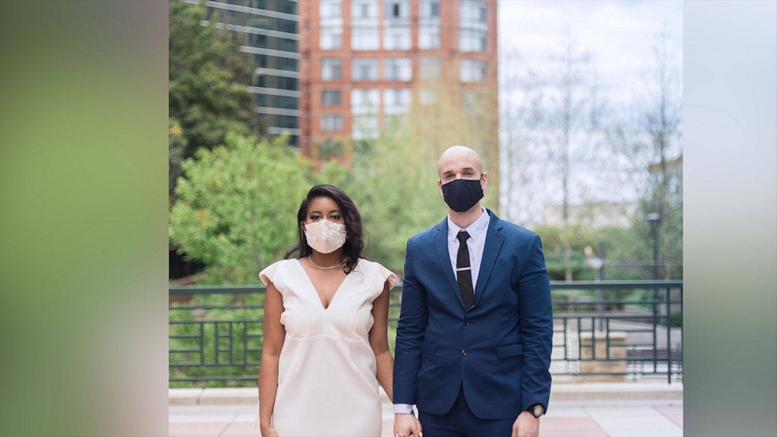 VIDEO: This doctor didn’t let the COVID-19 pandemic stop her from marrying her husband