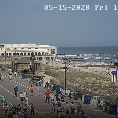 VIDEO: Jersey Shore timelapse shows crowds on boardwalk 