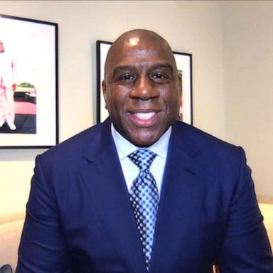 VIDEO: Basketball legend Magic Johnson