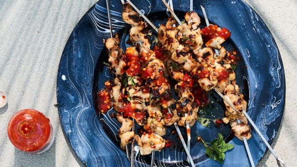 Grilling tips to make chicken skewers like a pro - Good Morning America