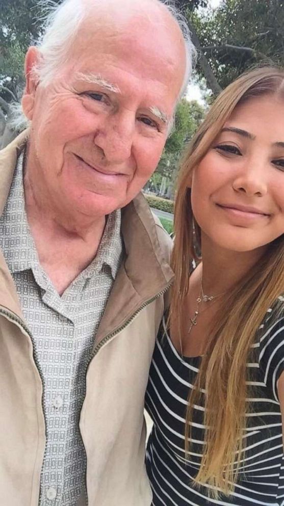 PHOTO: Vana Ebrahimi with her grandfather Hayrik Abnous.