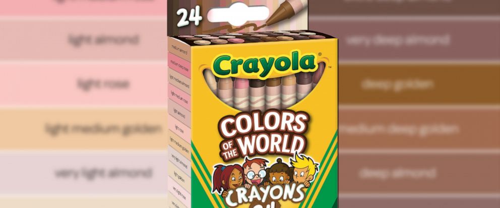 Crayola unveils new packs of crayons to reflect world's skin tones