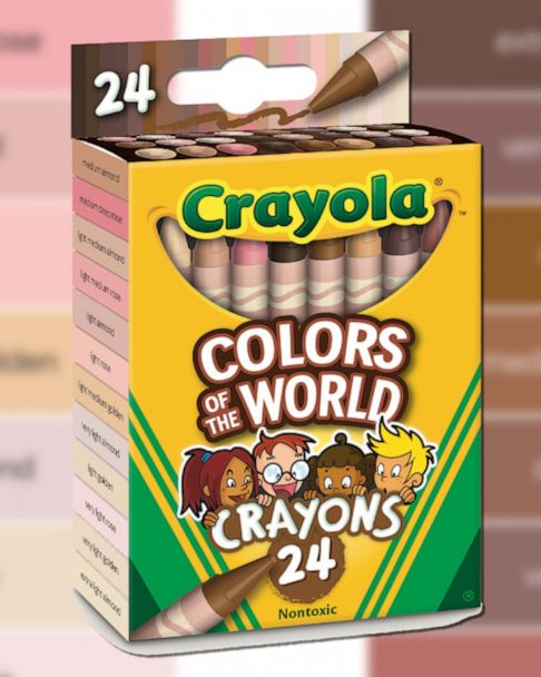 Crayola launches 'Colors of the World' skin tone-inspired crayon