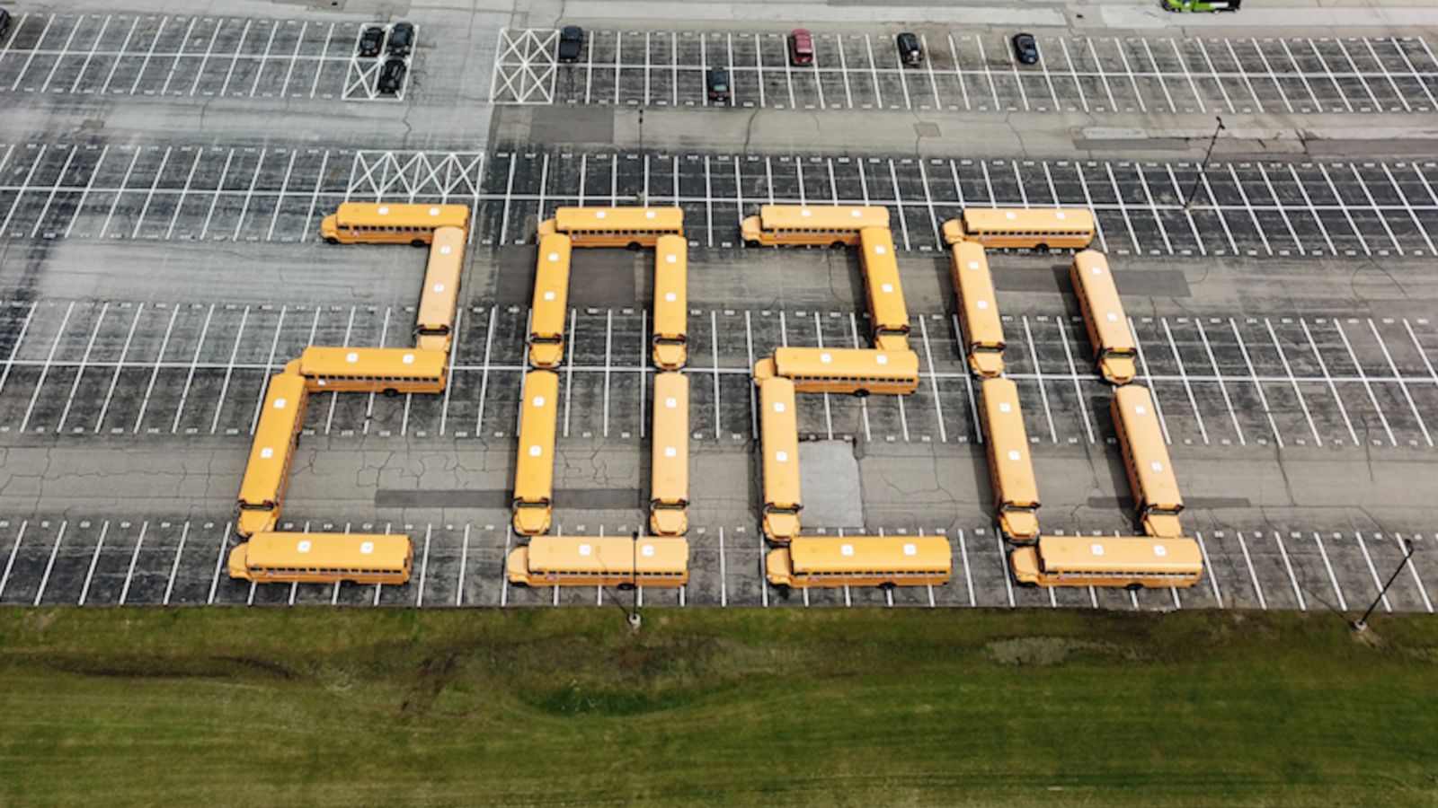 VIDEO: School bus drivers find creative way to honor graduating students