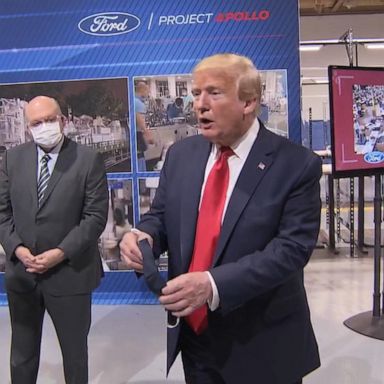 VIDEO: Fallout after Trump doesn't wear a mask in public