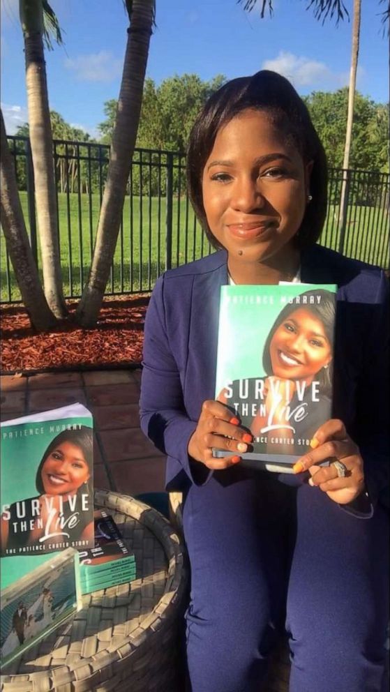 PHOTO: Patience Murray poses with her book "Survive Then Live."
