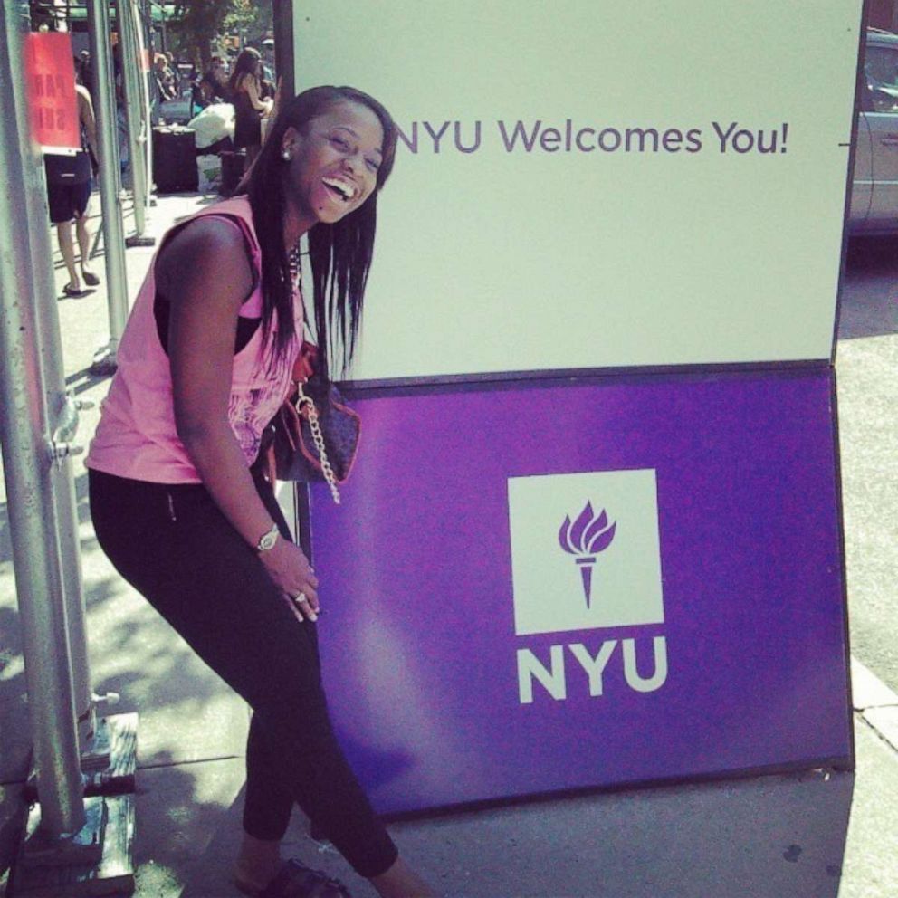 PHOTO: Patience Carter had finished her sophomore year at NYU and was completing an internship in Philadelphia in the summer of 2016.