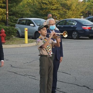 VIDEO: Boy Scout plays ‘Taps’ on trumpet outside NJ veterans home where over 100 have died 