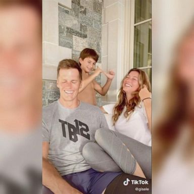 VIDEO: Gisele Bundchen and Tom Brady try TikTok couples challenge