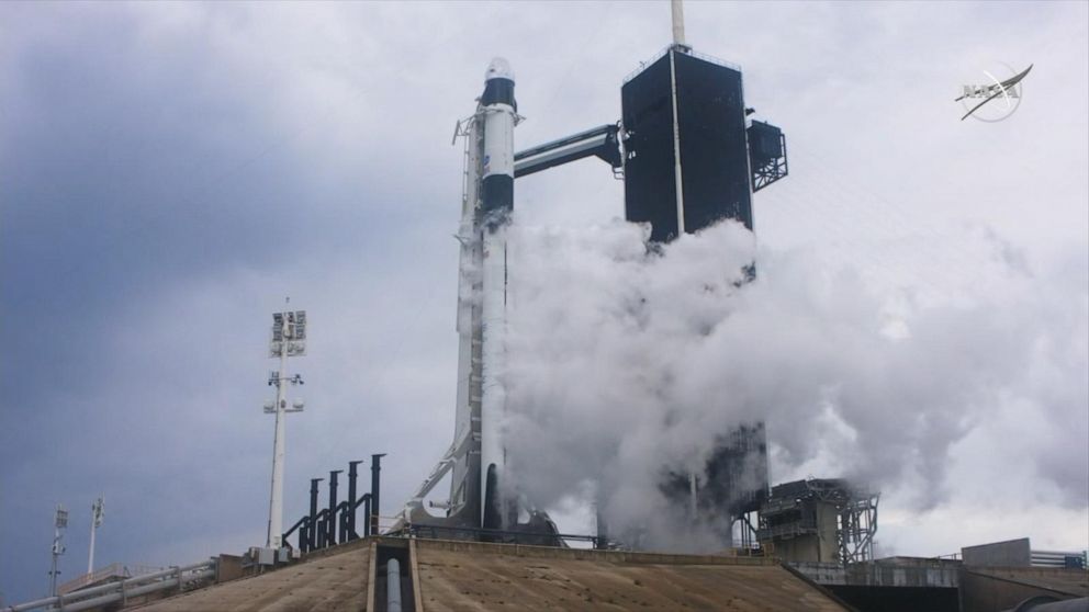 Historic Spacex Launch Scrubbed 20 Minutes Before Liftoff Video Abc News