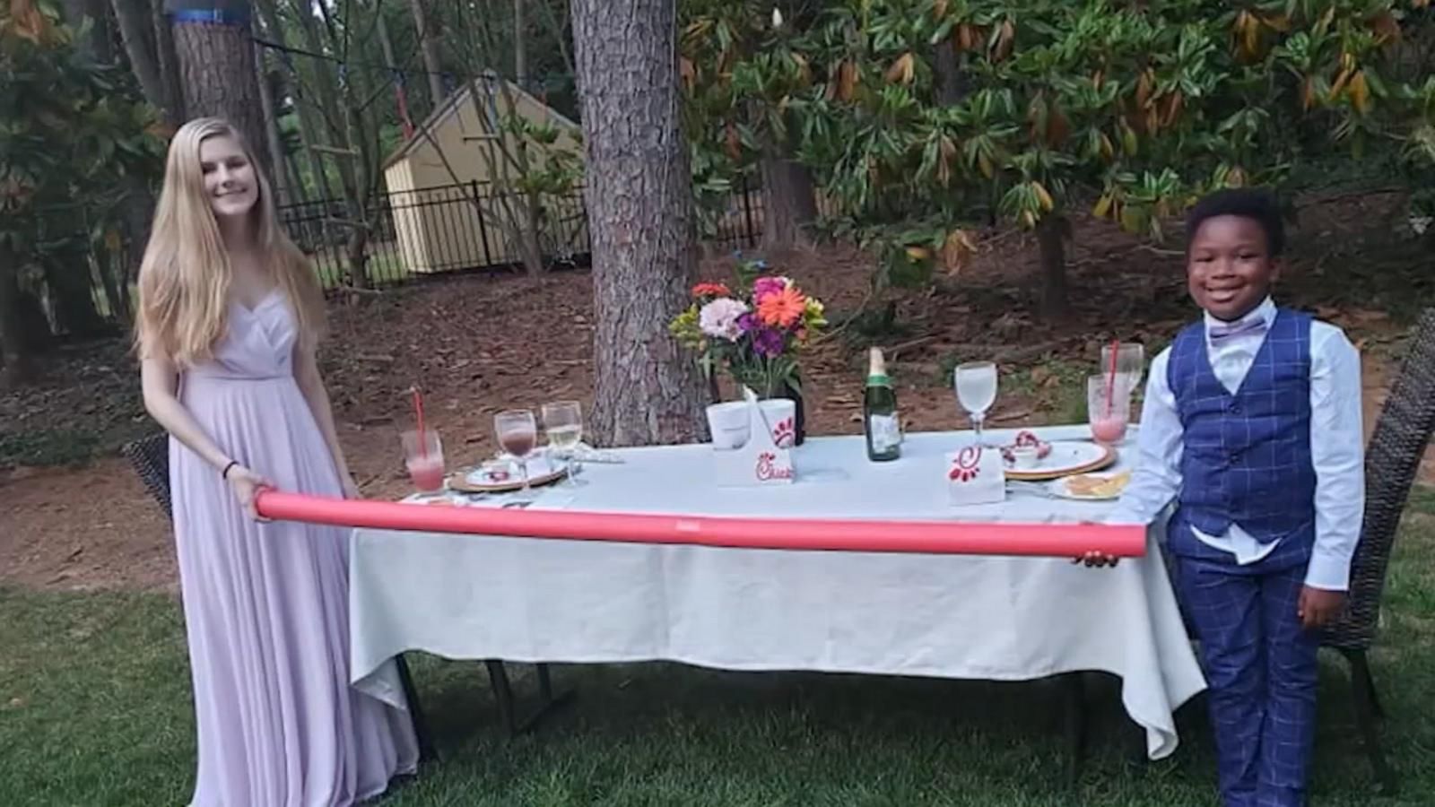 VIDEO: 7-year-old creates makeshift ‘prom’ for his nanny