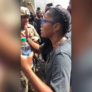 VIDEO: Keke Palmer speaks out on asking National Guardsman to march with her