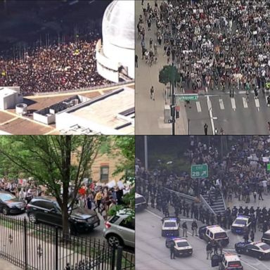 VIDEO: Protests against systemic racism and police brutality continue across nation