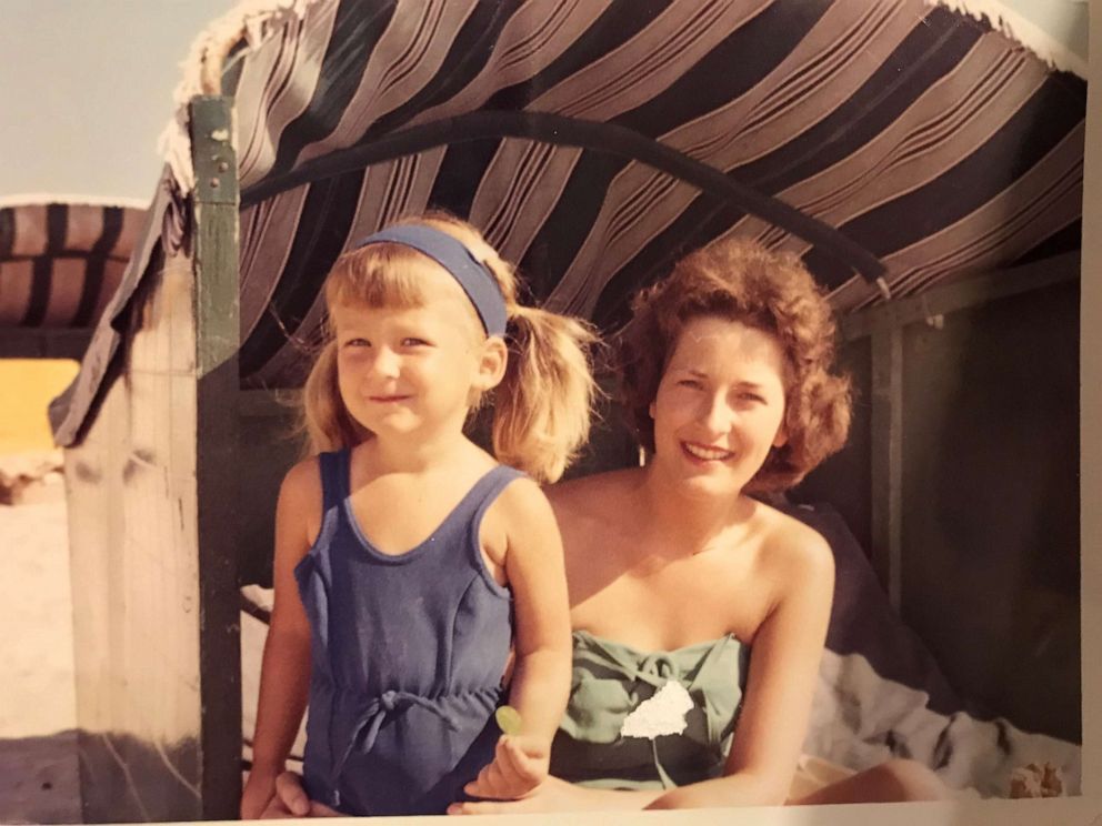 PHOTO: ‘I am blessed to have been raised by her’: Cindy Shinaberger with her mother Jan Glass when they were younger.