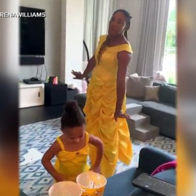 VIDEO: Serena Williams' daughter dances to 'Belle' from 'Beauty and the Beast'