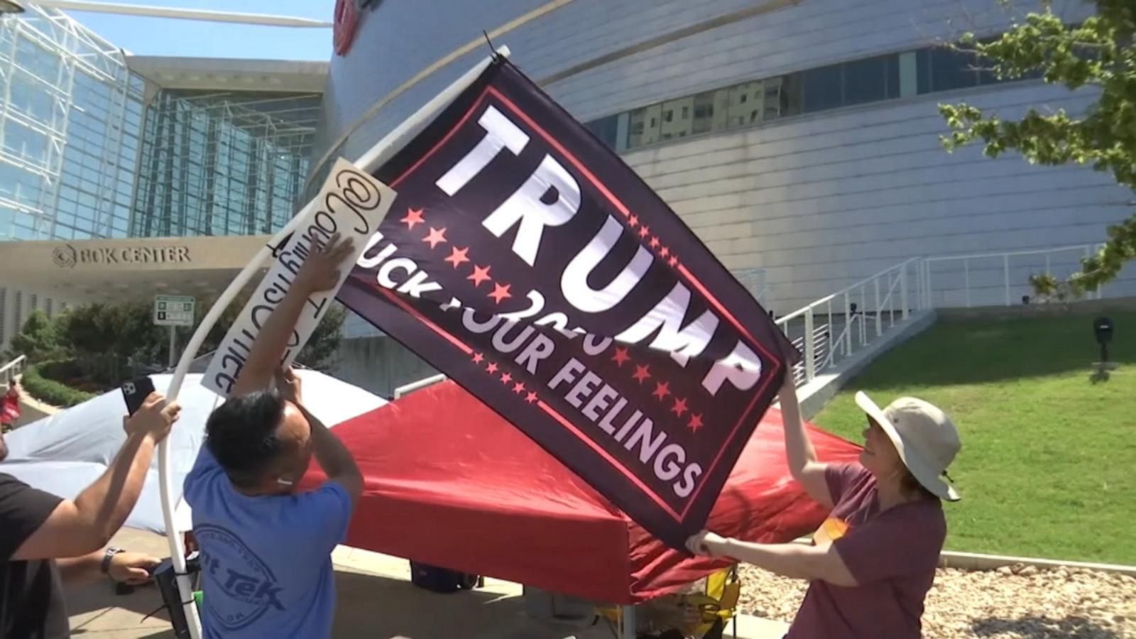 VIDEO: Trump prepares for rally amid COVID cases rising across America