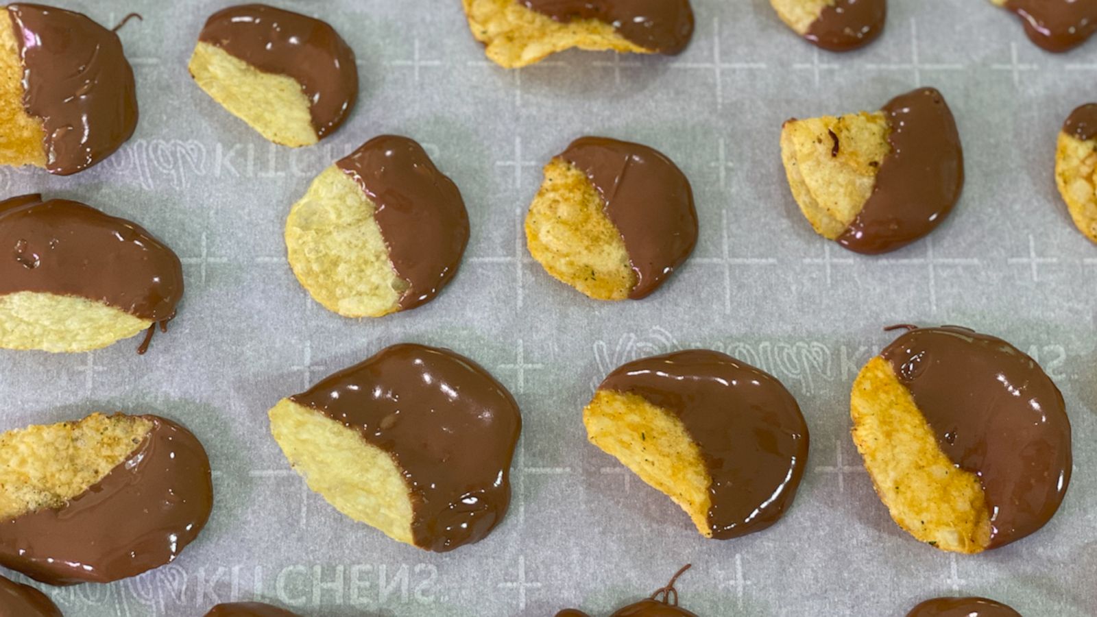 VIDEO: Try this indulgent 2-ingredient 'chocolate-dipped potato chip' recipe at home