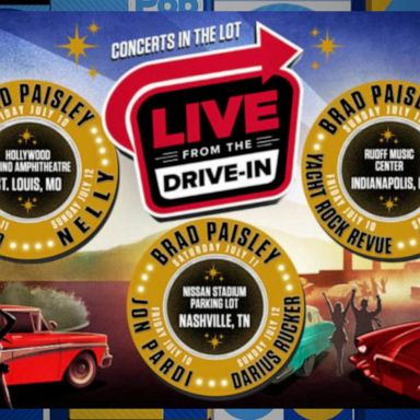 VIDEO: Brad Paisley to headline 9 drive-in style concerts this summer