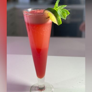 VIDEO: This watermelon mimosa is the perfect summer drink