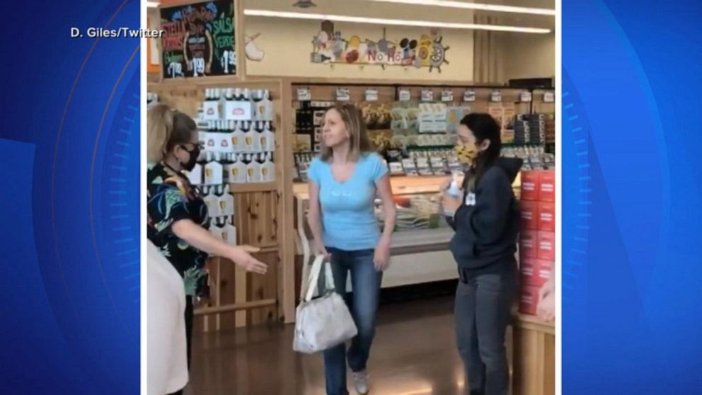 Video of woman's tirade after refusing to wear a mask in Trader Joe's goes viral thumbnail