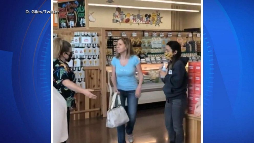 Video of woman's tirade after refusing to wear a mask in Trader Joe's ...