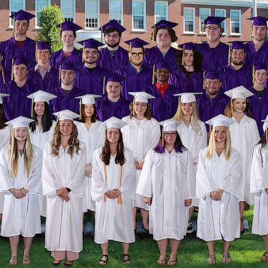 VIDEO: Photographer uses Photoshop to create socially distant class photo for 2020 graduates 