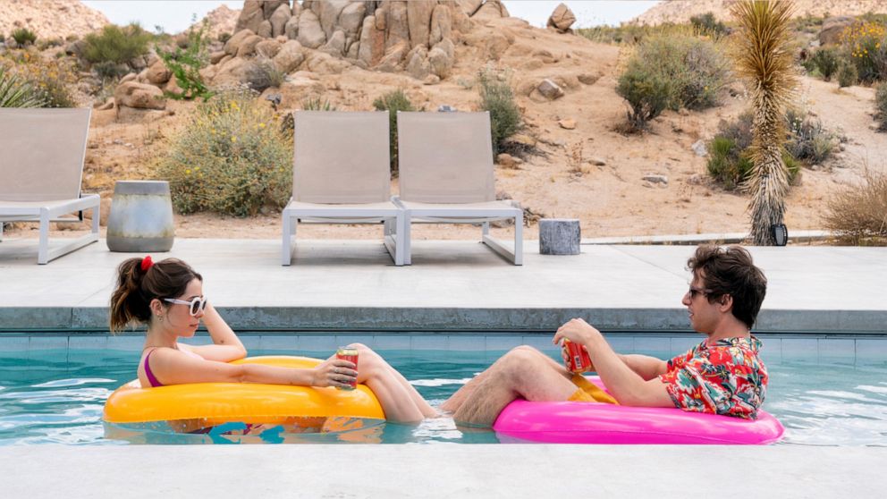 Video Why Andy Samberg Doesn T Want You To Know Much About His New Film Palm Springs Abc News