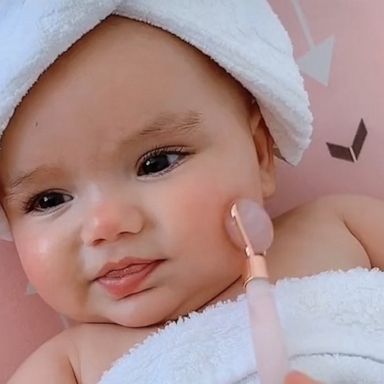 VIDEO: This 9-month-old baby has a better self-care routine than all of us