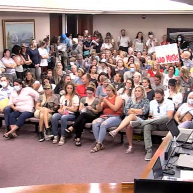 VIDEO: Utah hearing on masks canceled as residents without masks fill the room