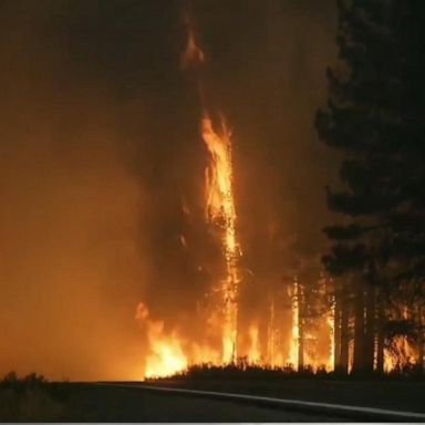 VIDEO: 54 wildfires burn from California to South Dakota