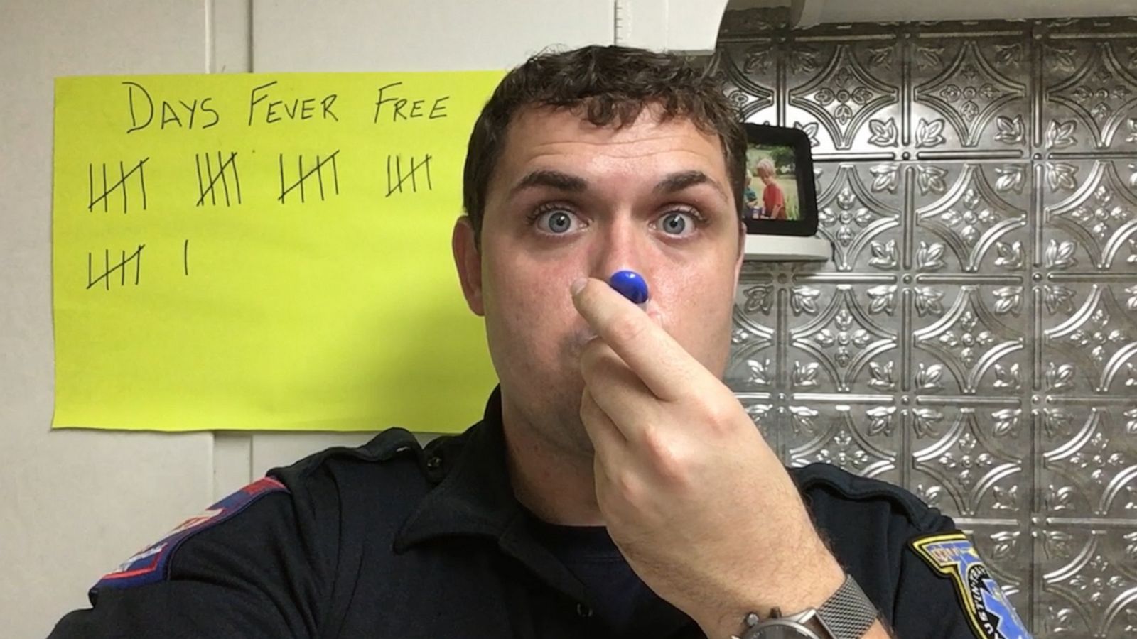 VIDEO: Texas medic battles COVID-19 by day. Misses family by night