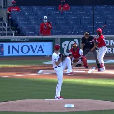 VIDEO: Major League Baseball season kicks off with no fans