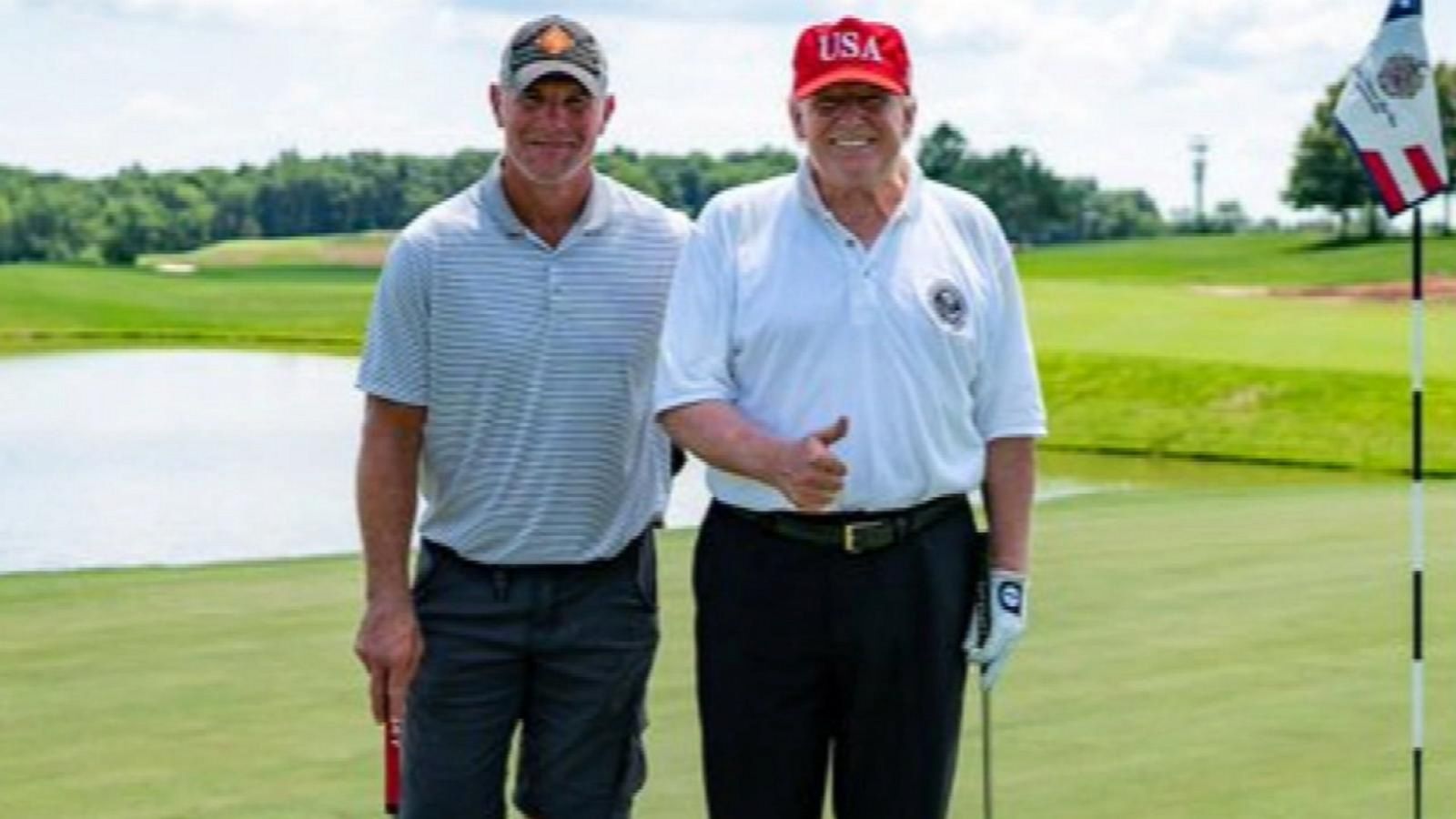 VIDEO: Trump spends the weekend golfing while the COVID-19 pandemic sweeps across the US