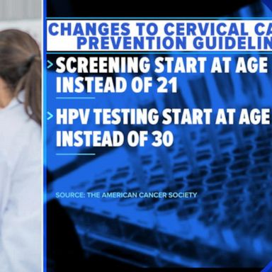 VIDEO: New guidelines for cervical cancer screenings