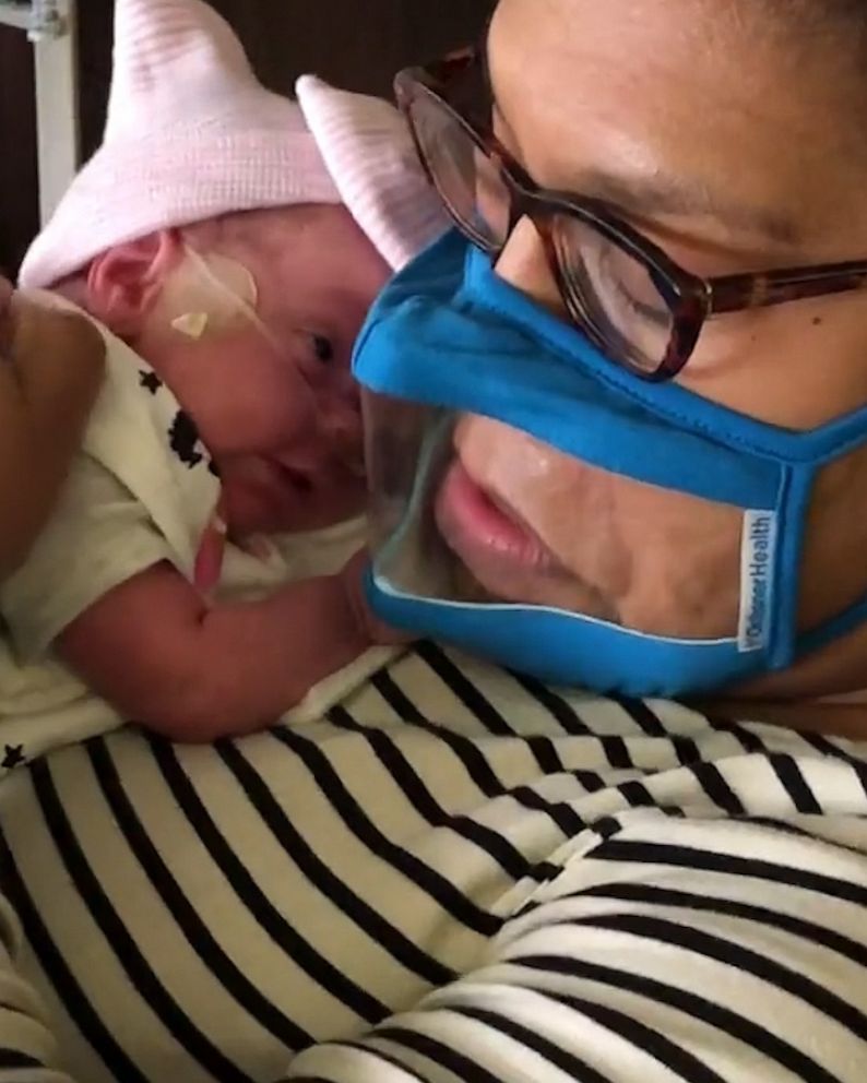 Babies in this Hospital are Wearing Tiny Face Shields - Motherly