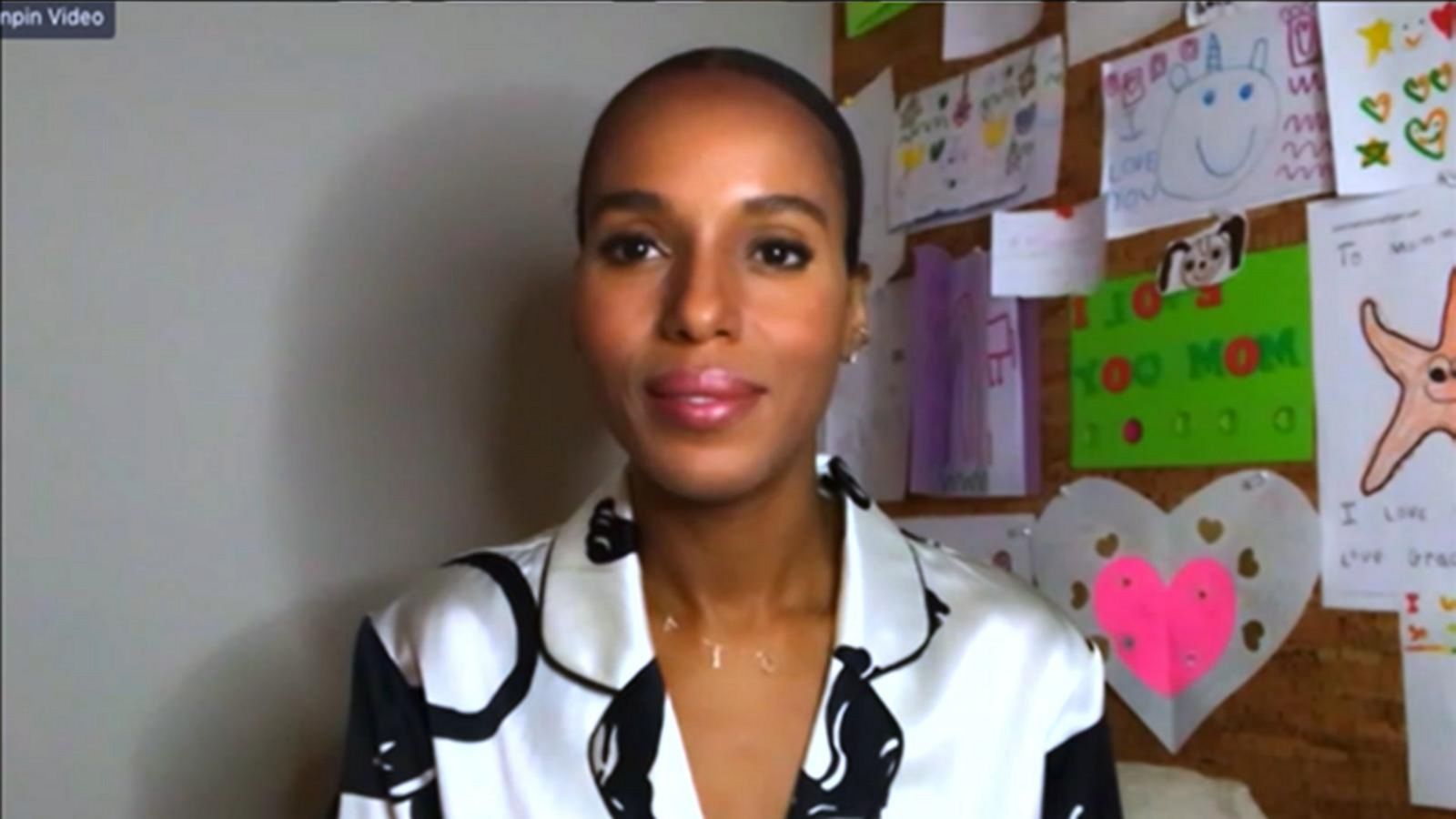 VIDEO: Kerry Washington talks Emmy noms and a ‘Scandal’ reunion – in her PJs!