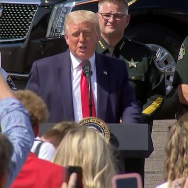 VIDEO: Trump travels to Florida amid coronavirus and hurricane concerns