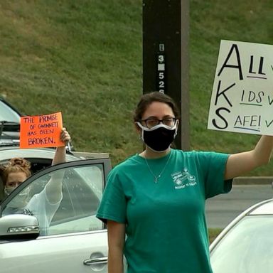 VIDEO: Teachers protest school reopening plans