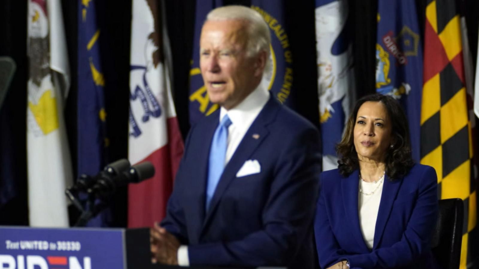 VIDEO: Biden, Harris hold 1st joint event as Trump attacks ramp up