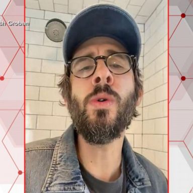 VIDEO: Josh Groban takes his concerts to the shower