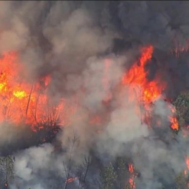 VIDEO: California wildfires rage on as firefighters battle flames, triple digit temperatures