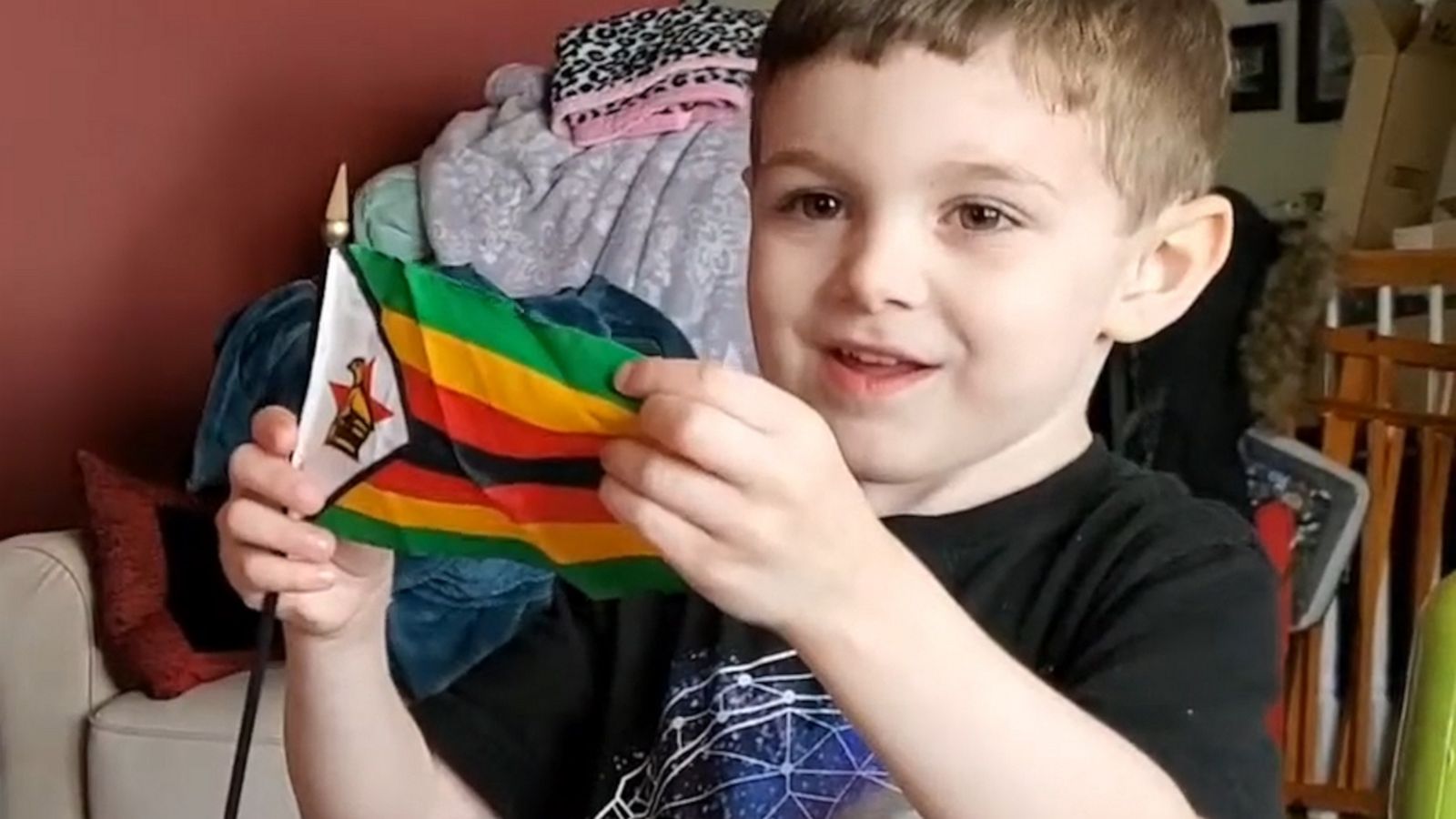 VIDEO: Five-year-old shows off his encyclopedic knowledge of national flags