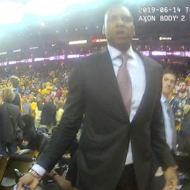 VIDEO: Body camera footage shows officer shove NBA team president