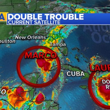 VIDEO: Marco and Laura forecast to hit the US as hurricanes this week